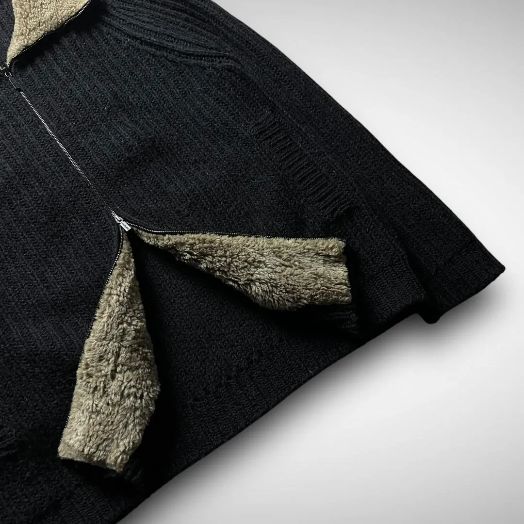Iceberg Sherpa Zip-Up Knit (1990s)