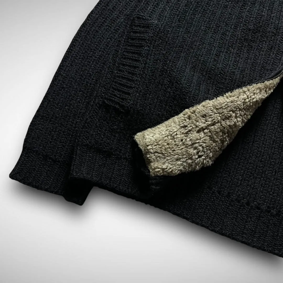 Iceberg Sherpa Zip-Up Knit (1990s)