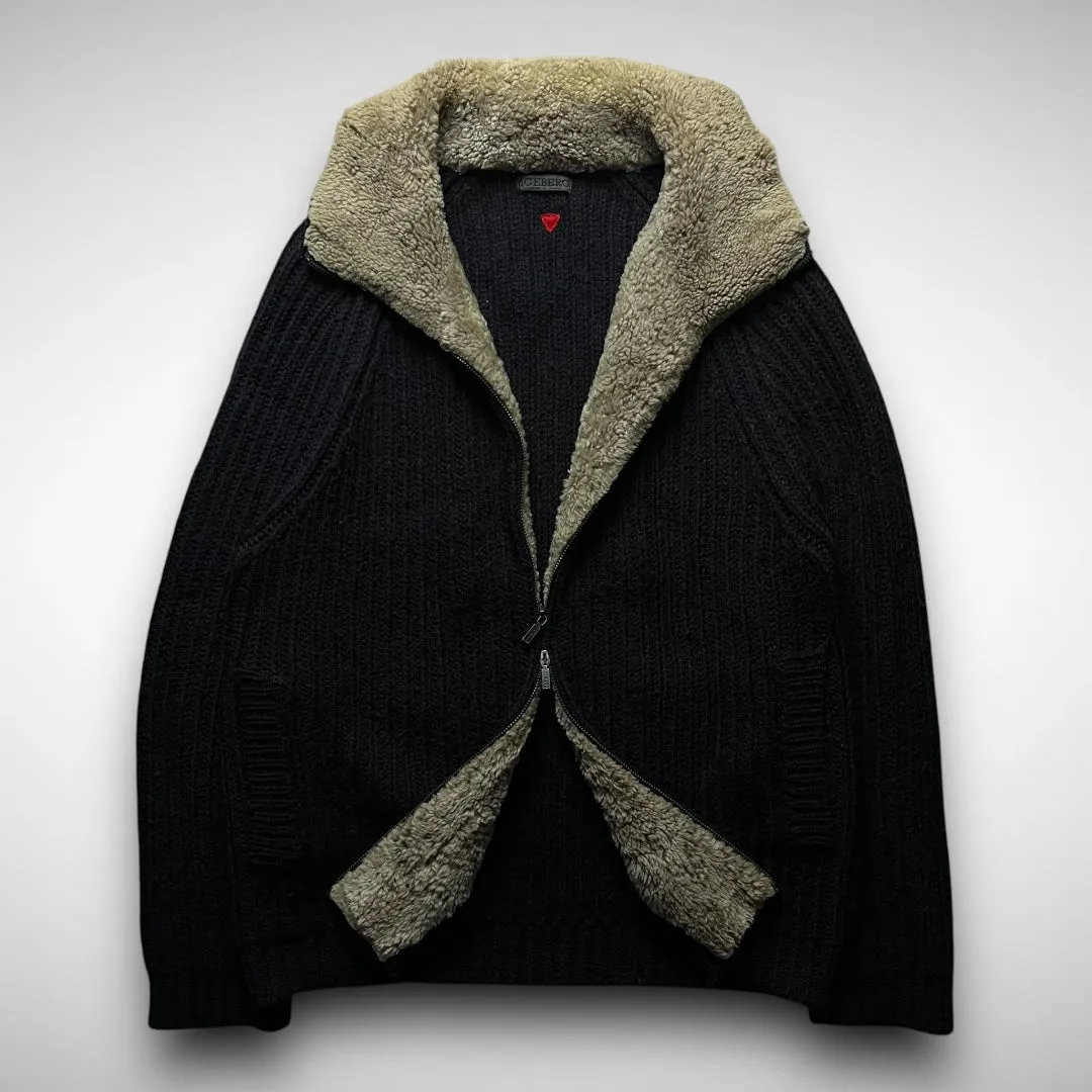 Iceberg Sherpa Zip-Up Knit (1990s)