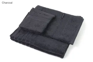 Jaspa Herington Egyptian Cotton BATH TOWELS – ACCESSORY PACK -  Charcoal