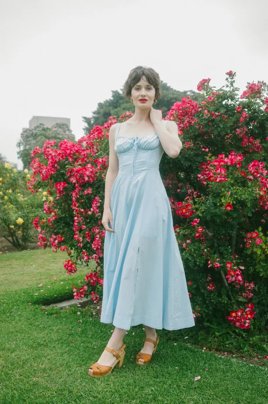 Josephine Dress in Sky
