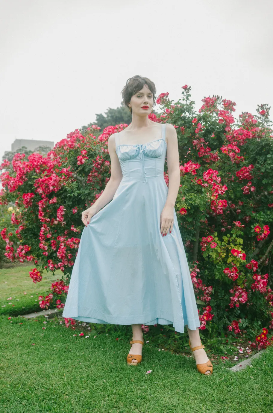 Josephine Dress in Sky
