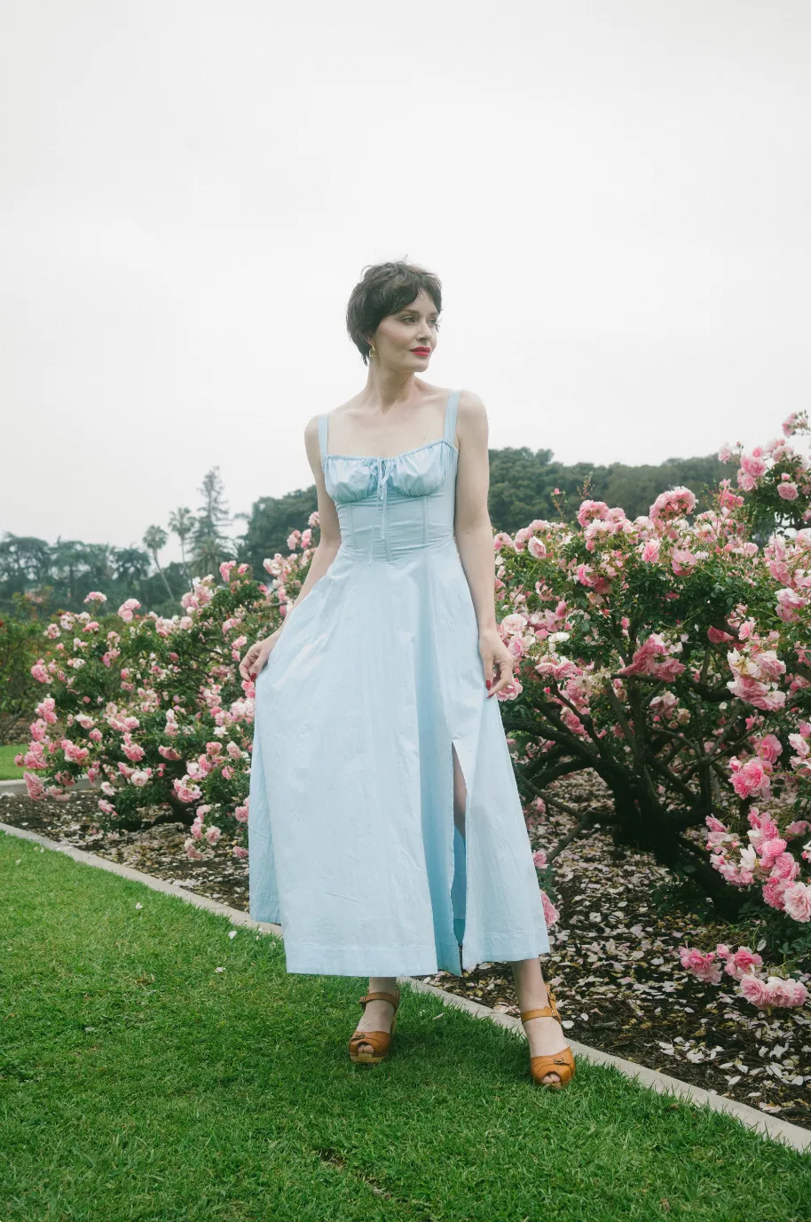 Josephine Dress in Sky