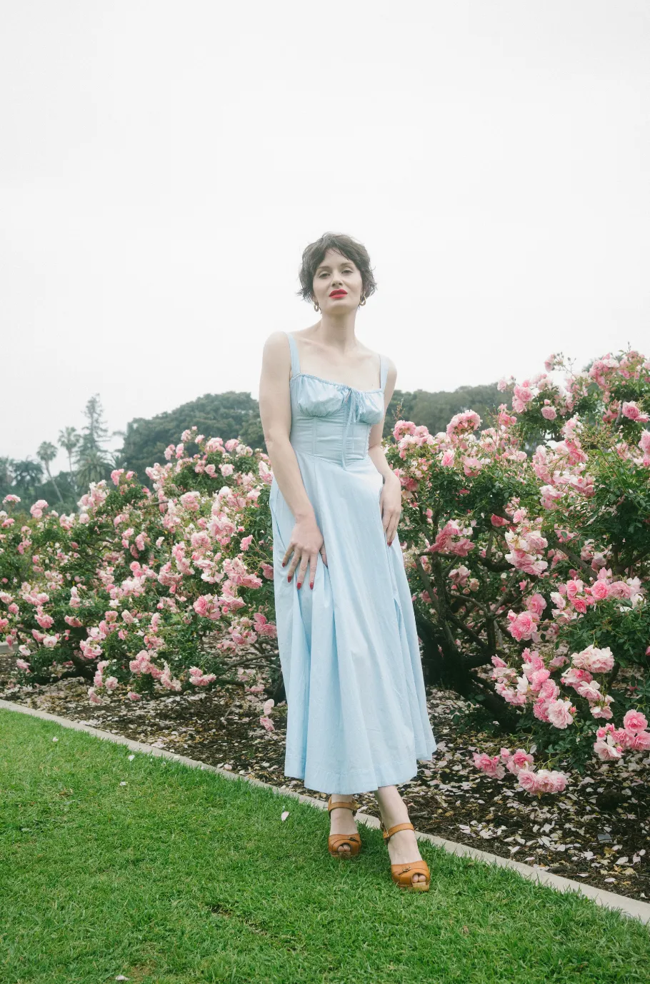 Josephine Dress in Sky