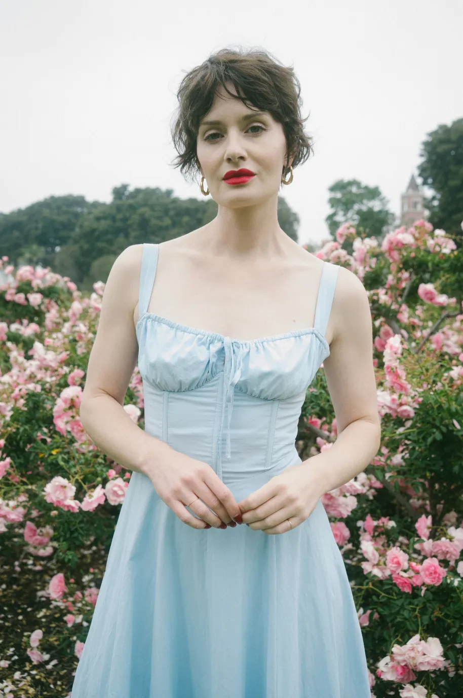 Josephine Dress in Sky
