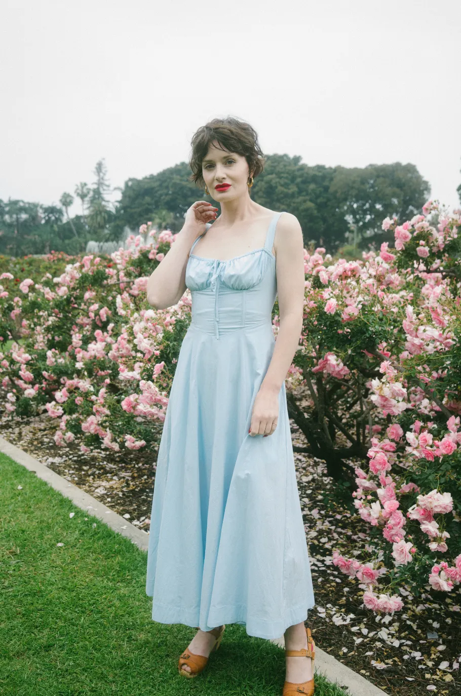 Josephine Dress in Sky