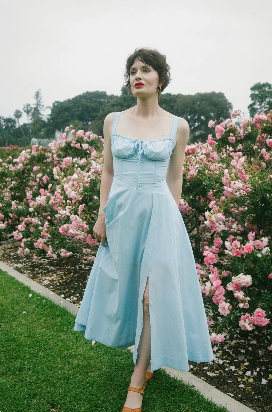 Josephine Dress in Sky