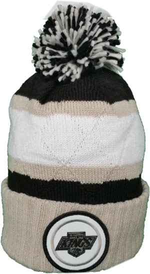 Los Angeles Kings Vintage Mitchell & Ness High Five NHL Pom Toque