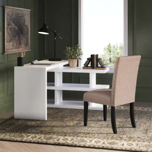 Madruga Contemporary Reversible L-Shaped Desk w/ 180 Degree Rotation Latitude Run®