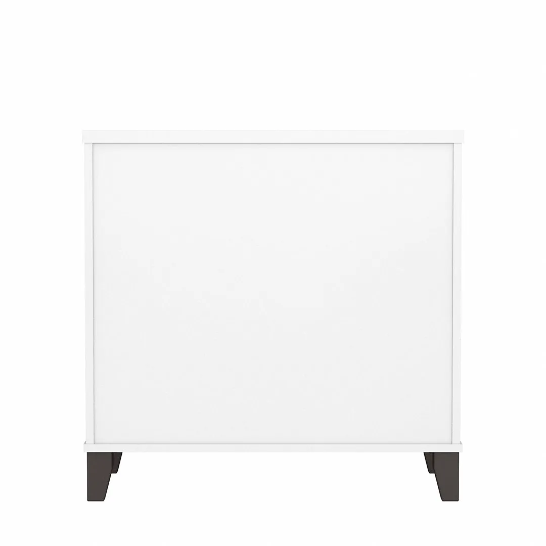 Magomed 2-Drawer Lateral Filing Cabinet Gracie Oaks Color: Storm Gray/White