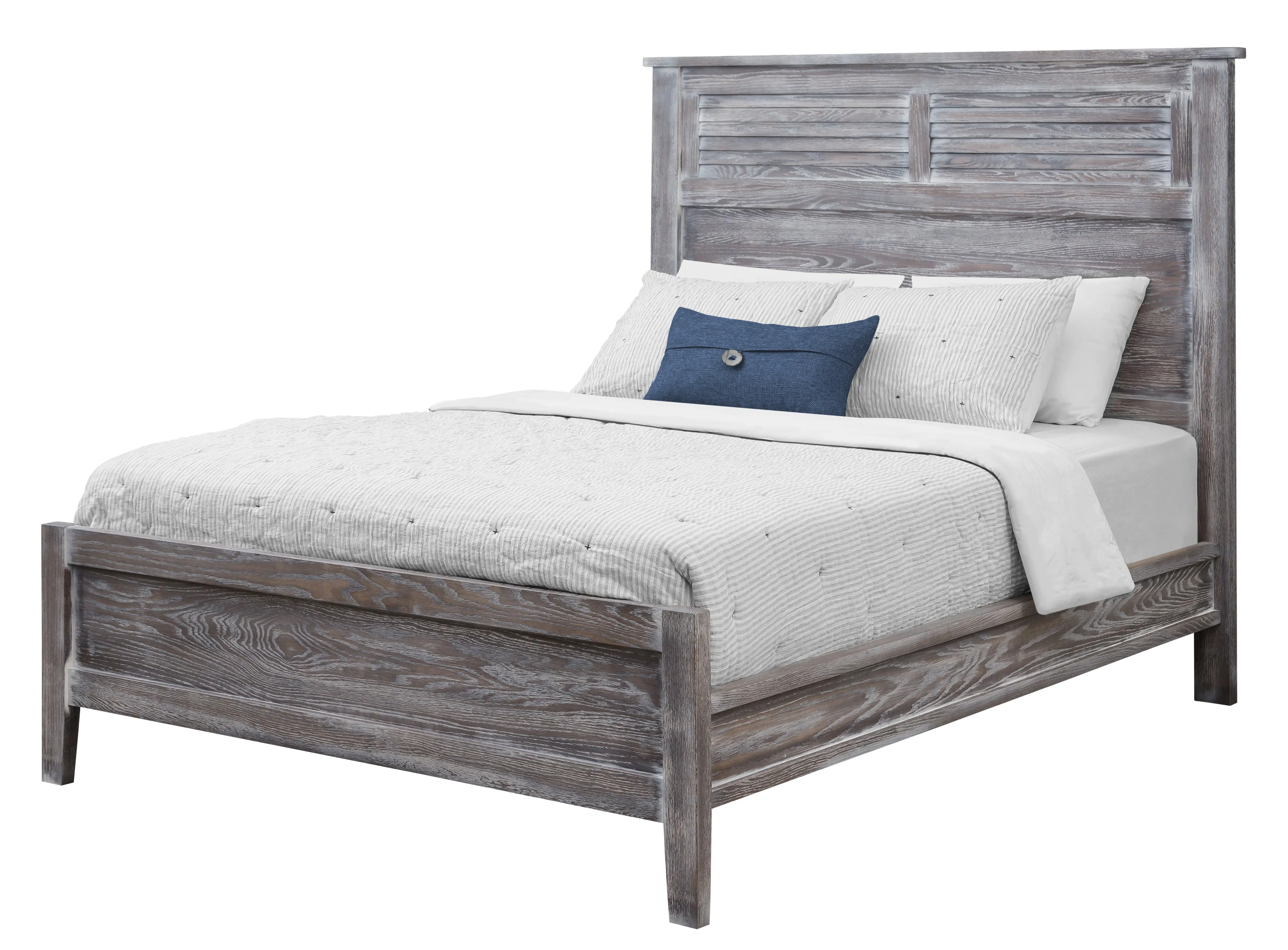 Manor - Solid Wood Panel Bed w/ Optional Underbed Storage