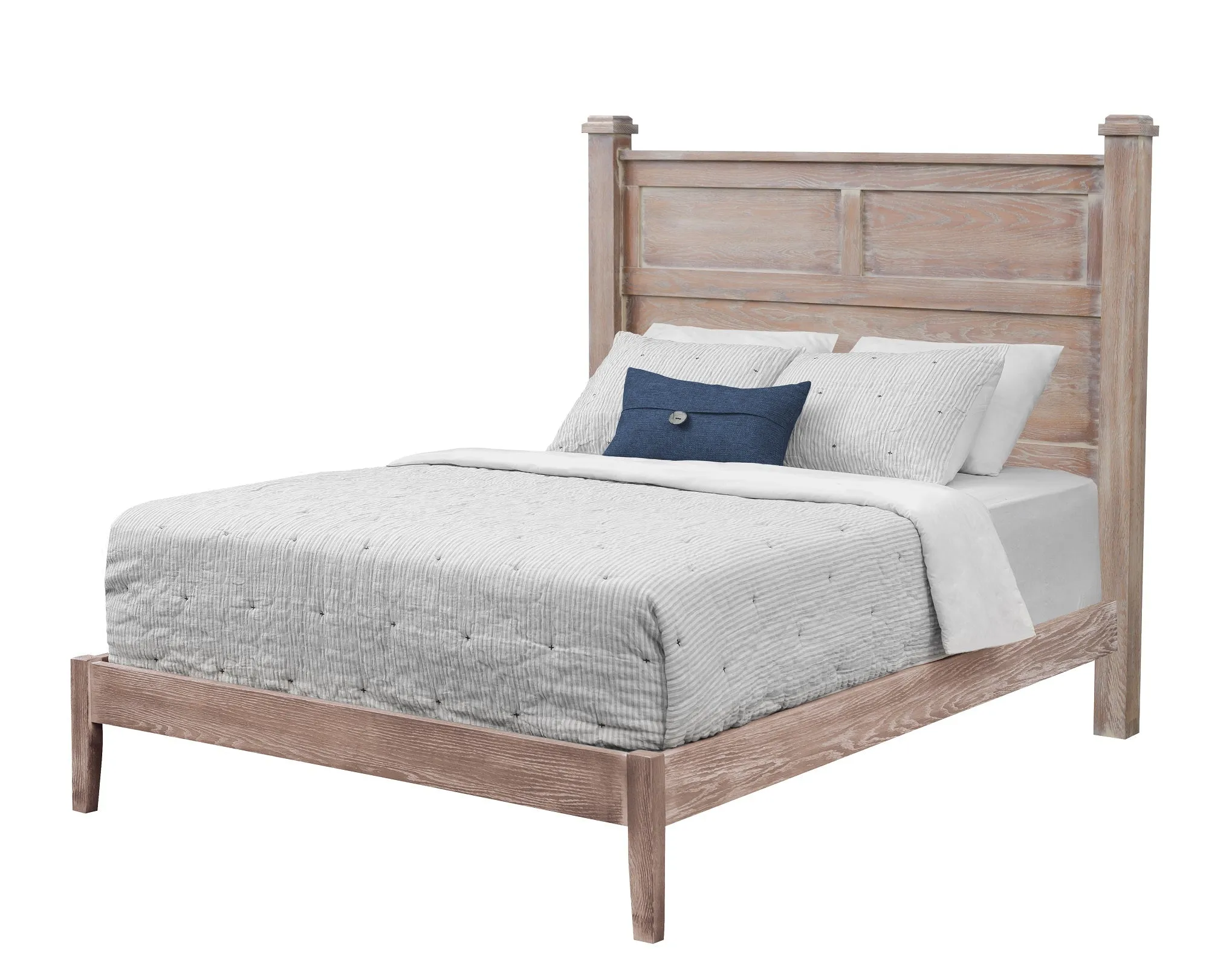 Manor - Solid Wood Panel Bed w/ Optional Underbed Storage