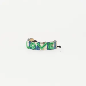 Mara Baule LOVE Bracelet - Apple Green