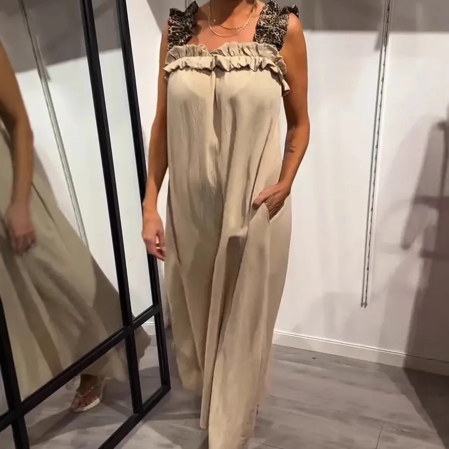 Maybel | Casual Sleeveless Maxi Dress with Pockets