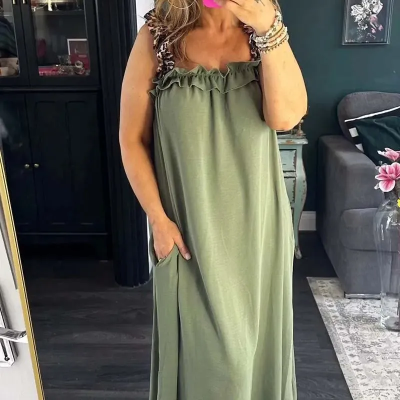 Maybel | Casual Sleeveless Maxi Dress with Pockets
