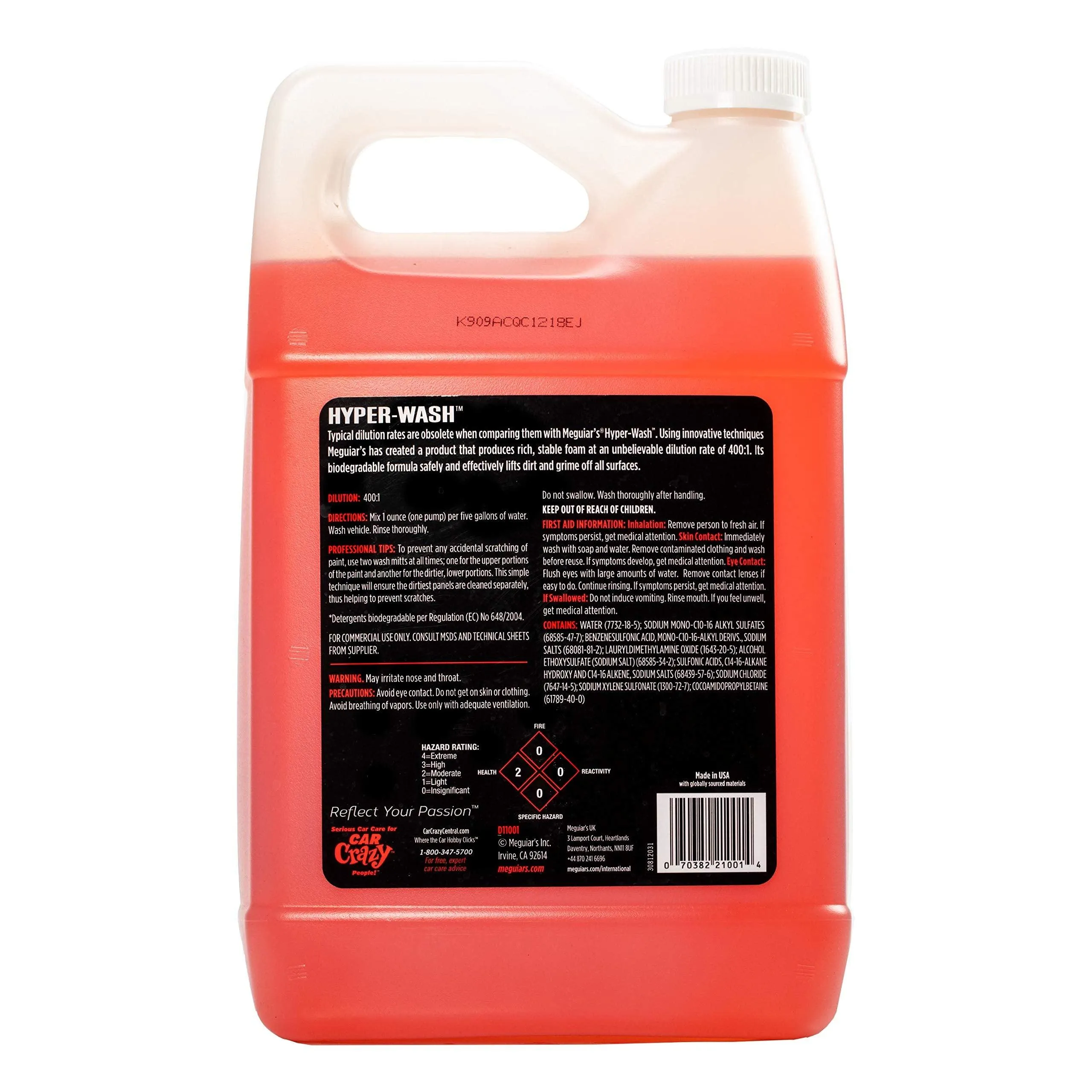 Meguiar's® Hyper Wash, 3.79L