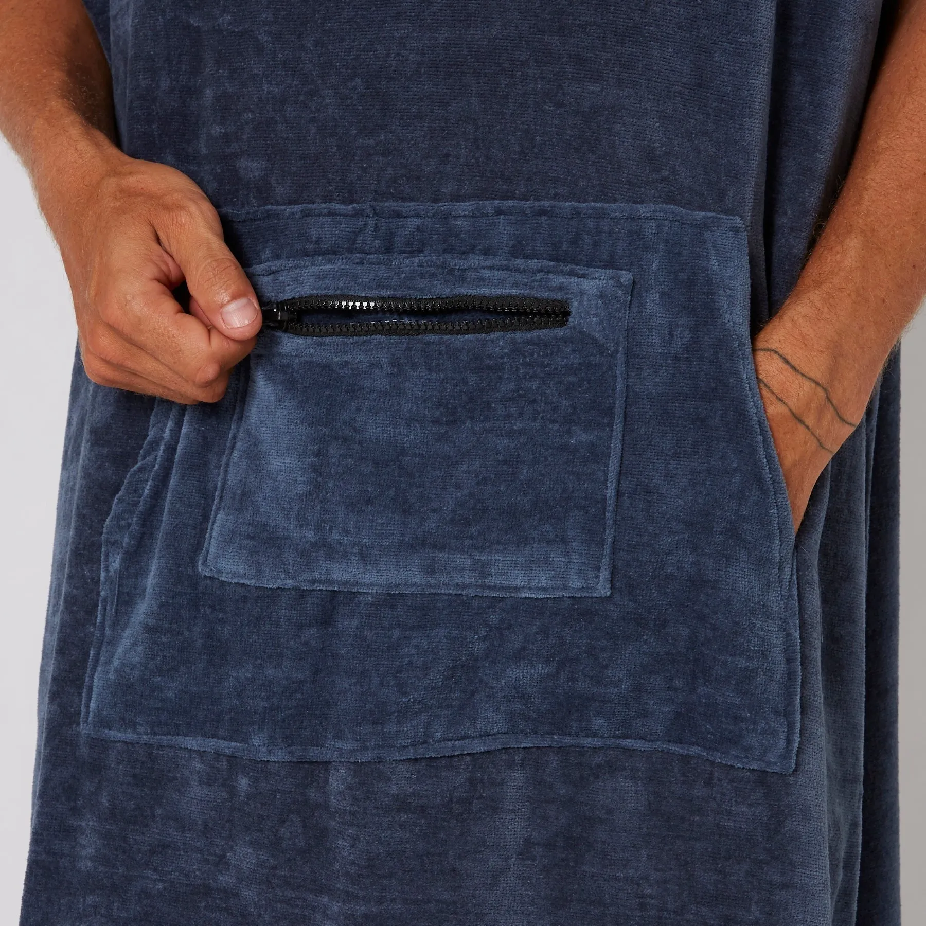 Mens Corp Hooded Poncho