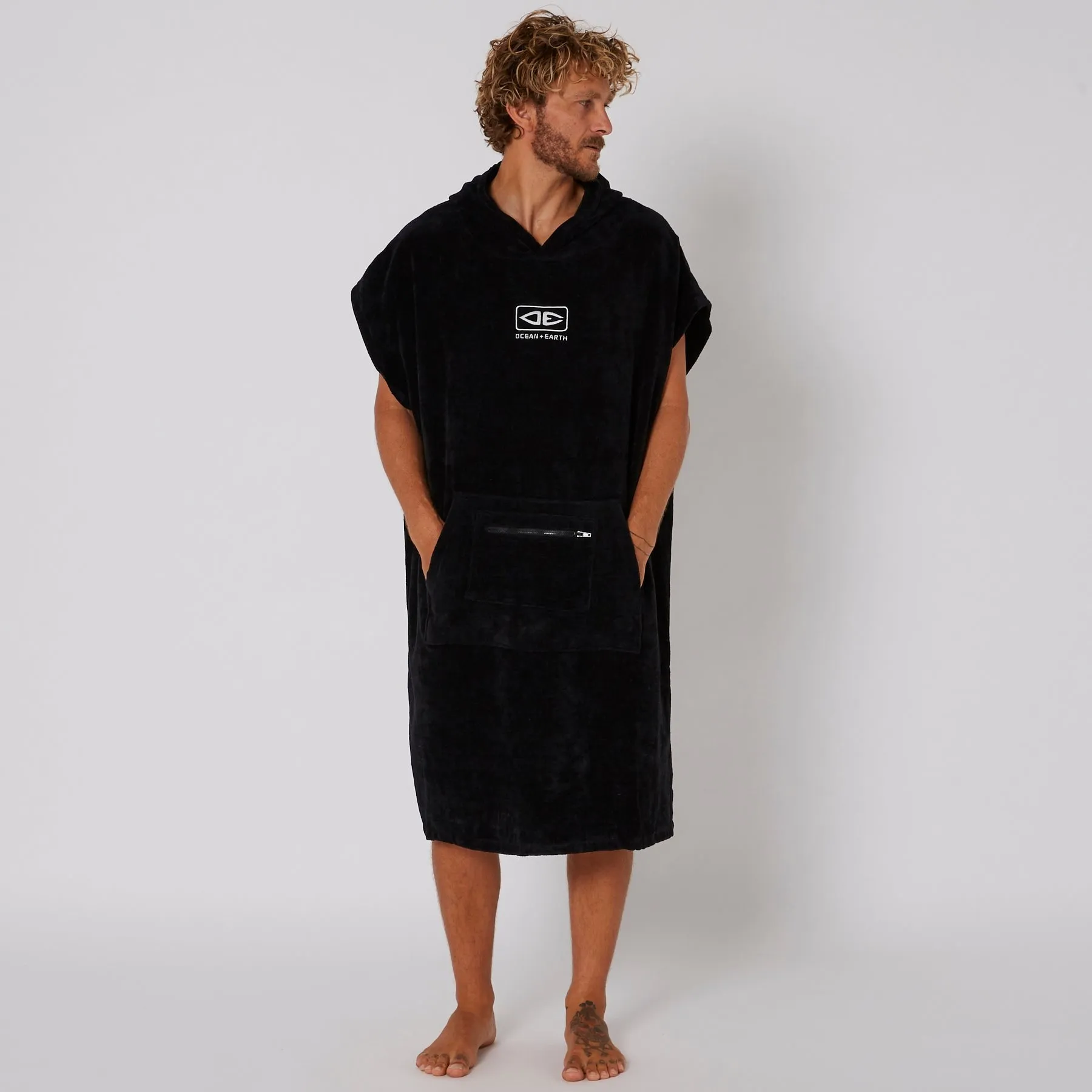 Mens Corp Hooded Poncho