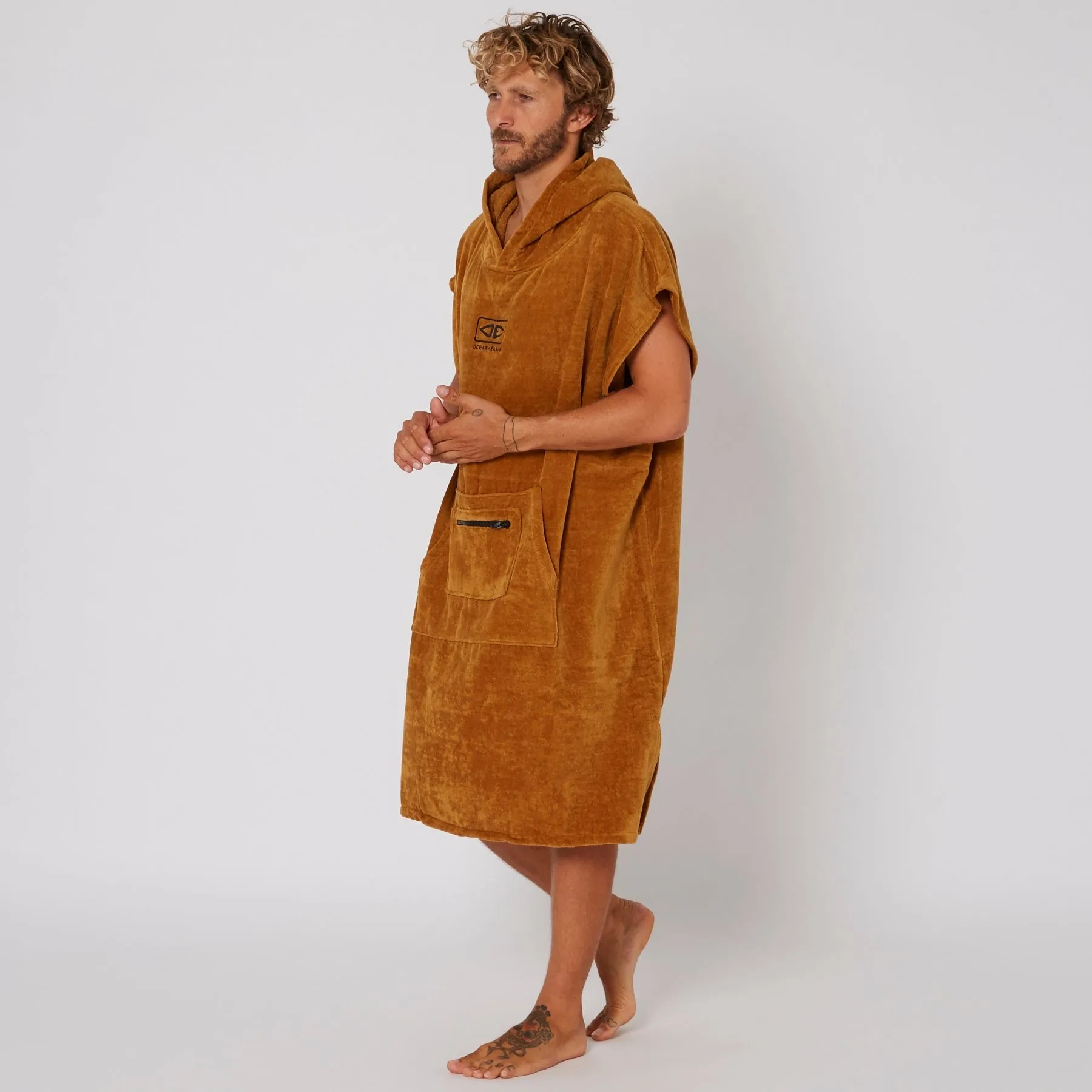 Mens Corp Hooded Poncho