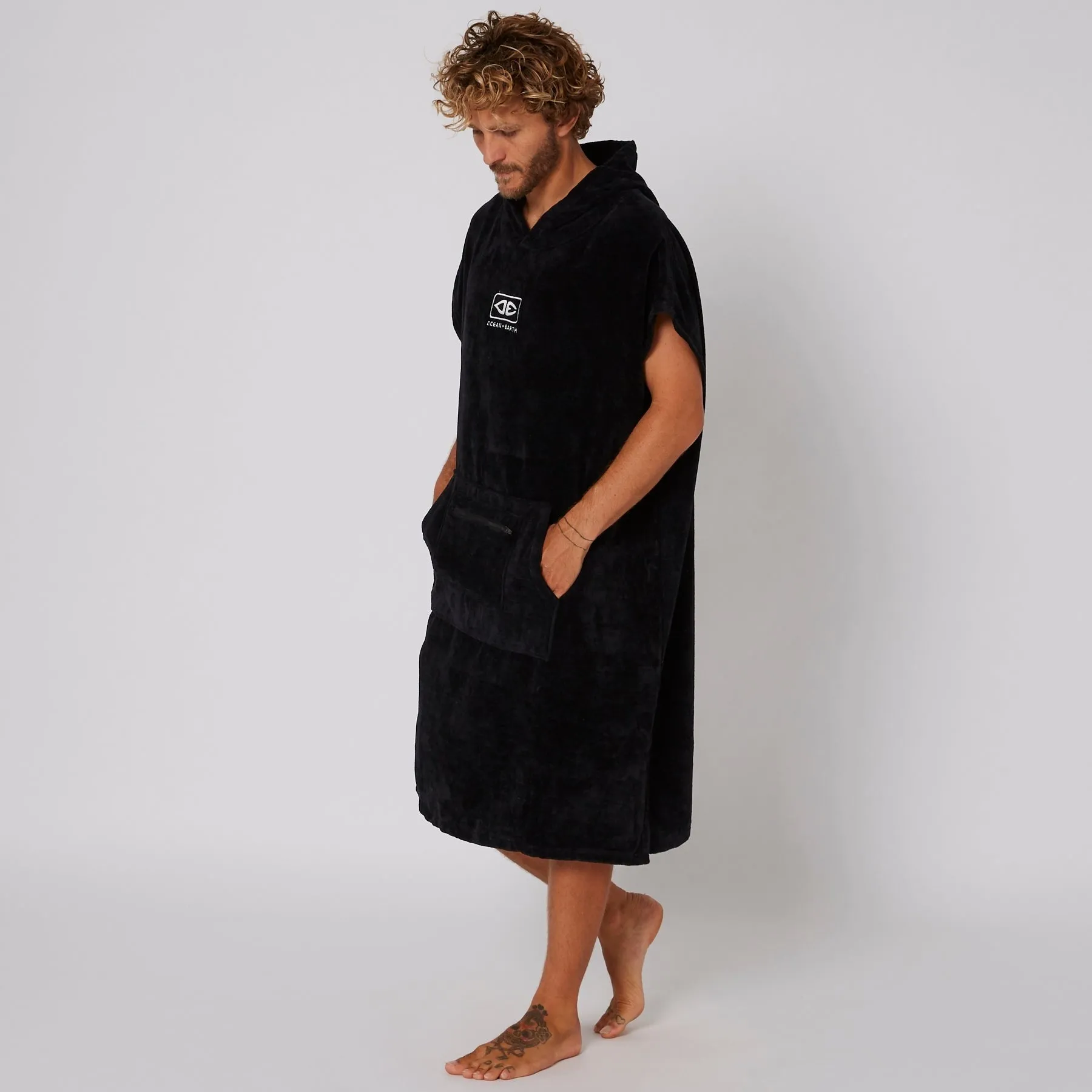 Mens Corp Hooded Poncho