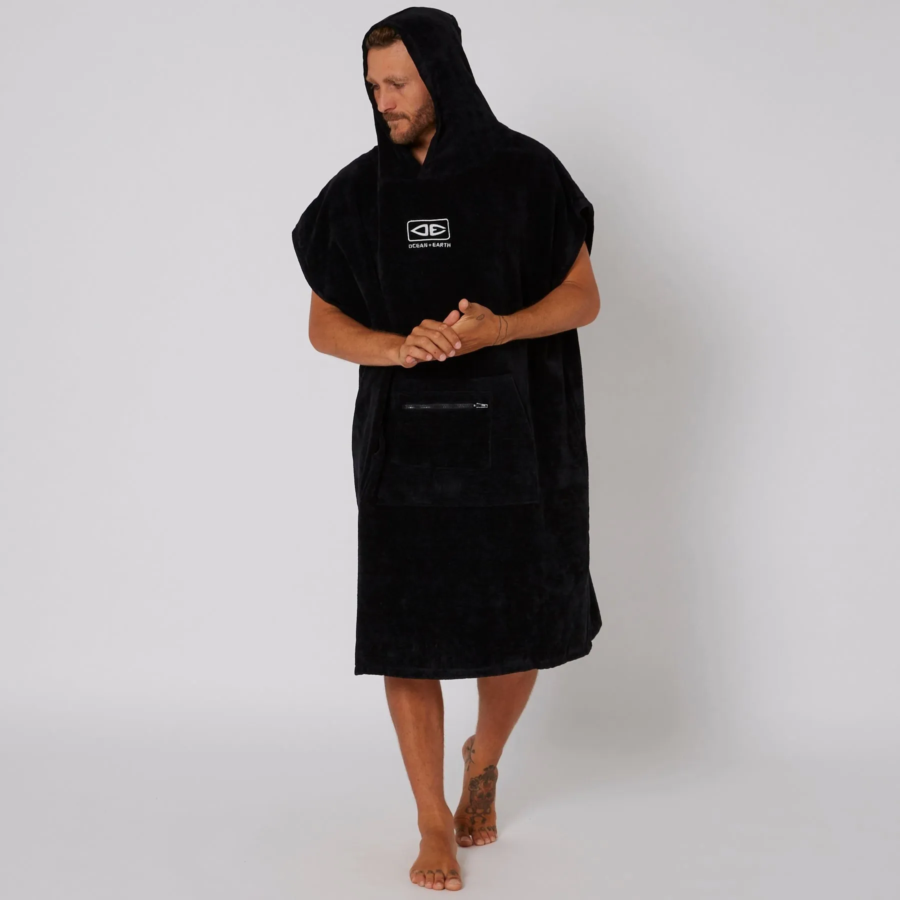 Mens Corp Hooded Poncho