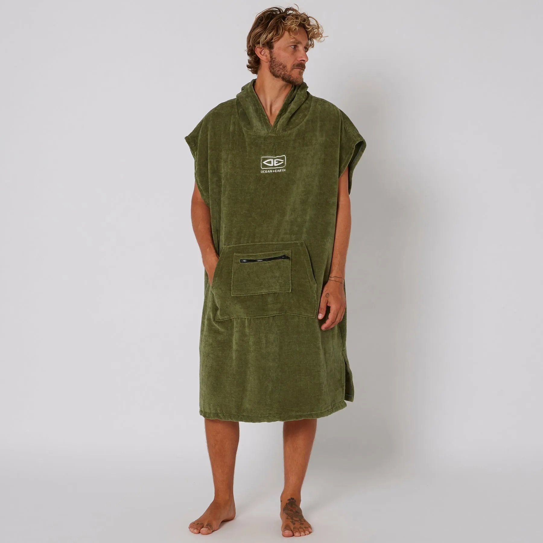 Mens Corp Hooded Poncho
