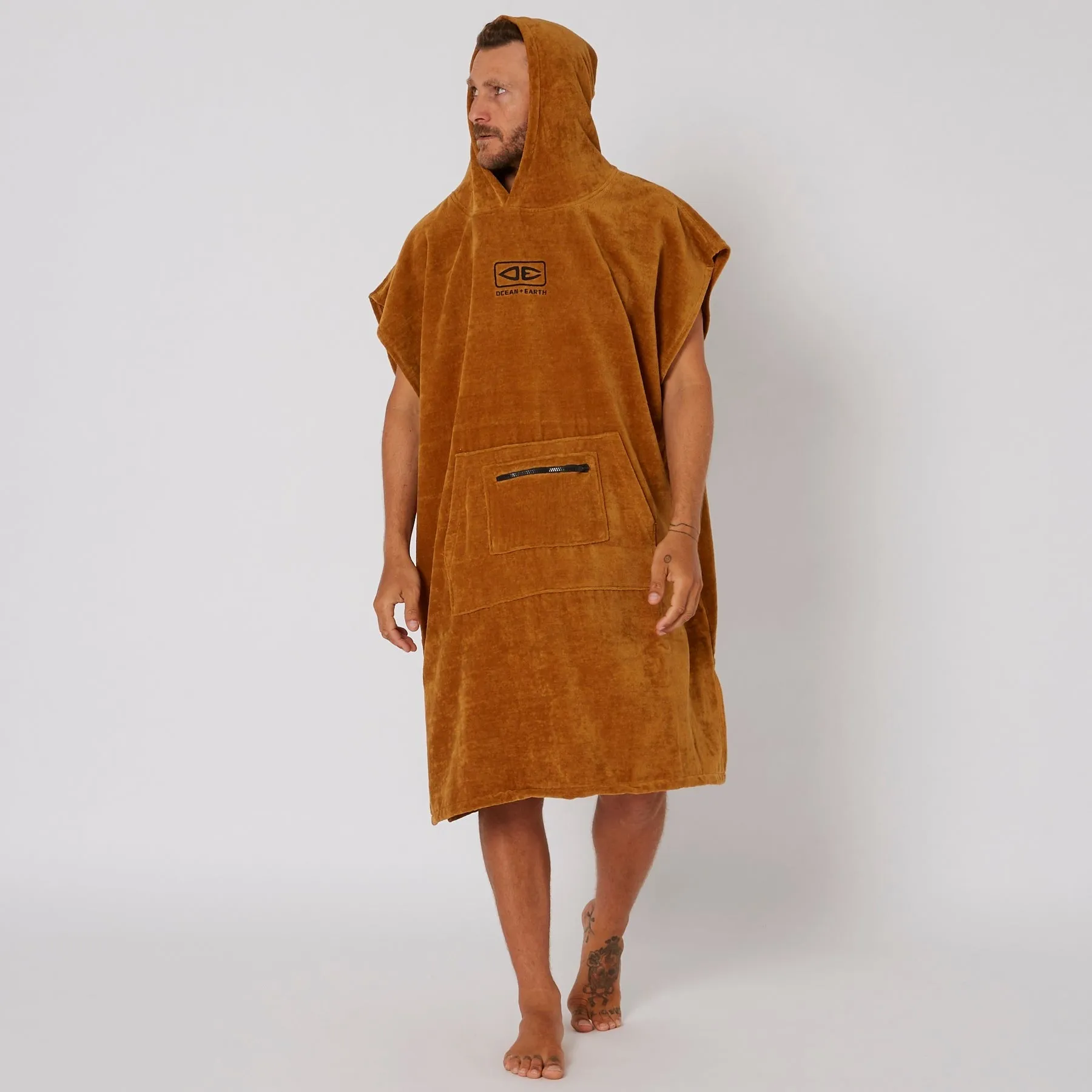 Mens Corp Hooded Poncho