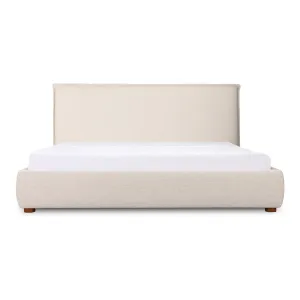 Moe's Home Collection Luzon Wheat Upholstered King Size Bed