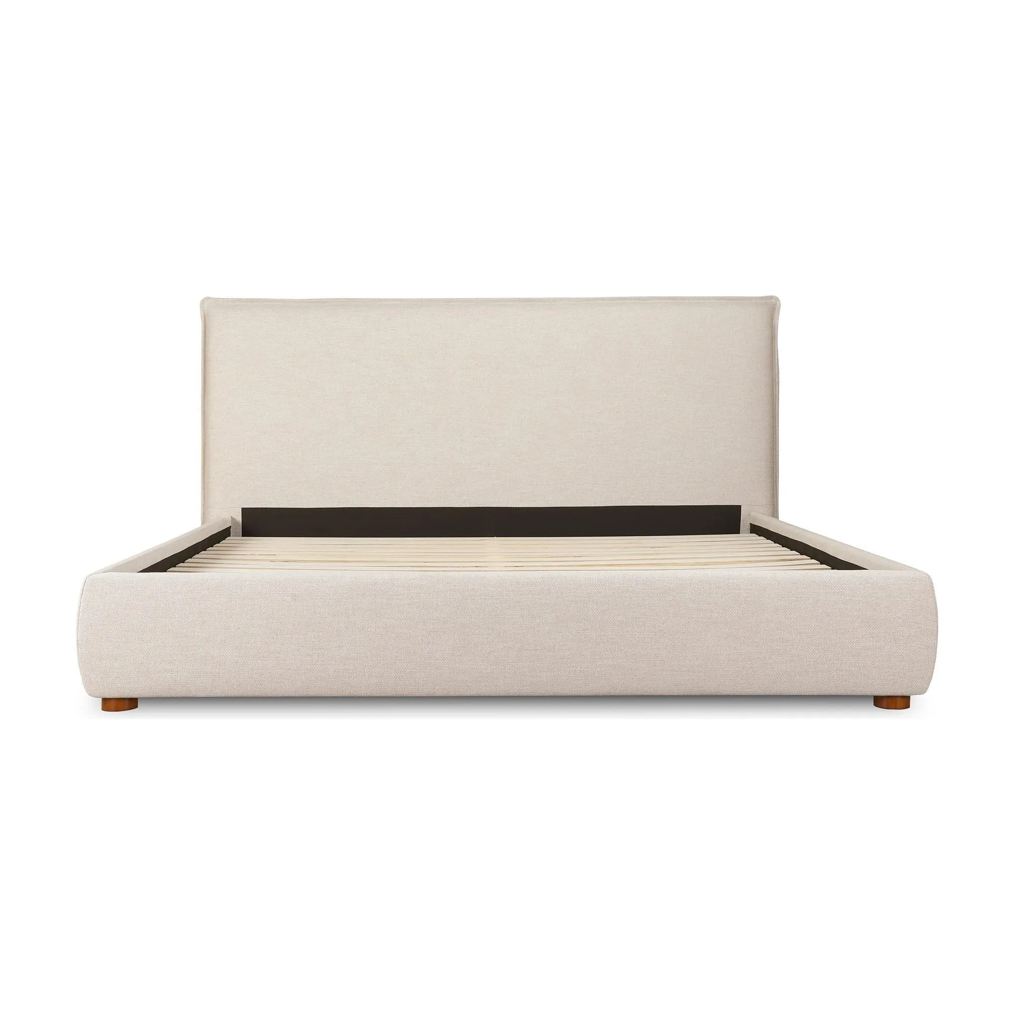 Moe's Home Collection Luzon Wheat Upholstered King Size Bed