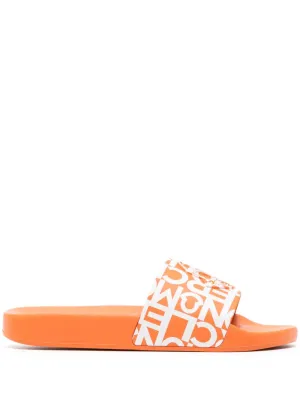 Moncler embossed-logo slides
