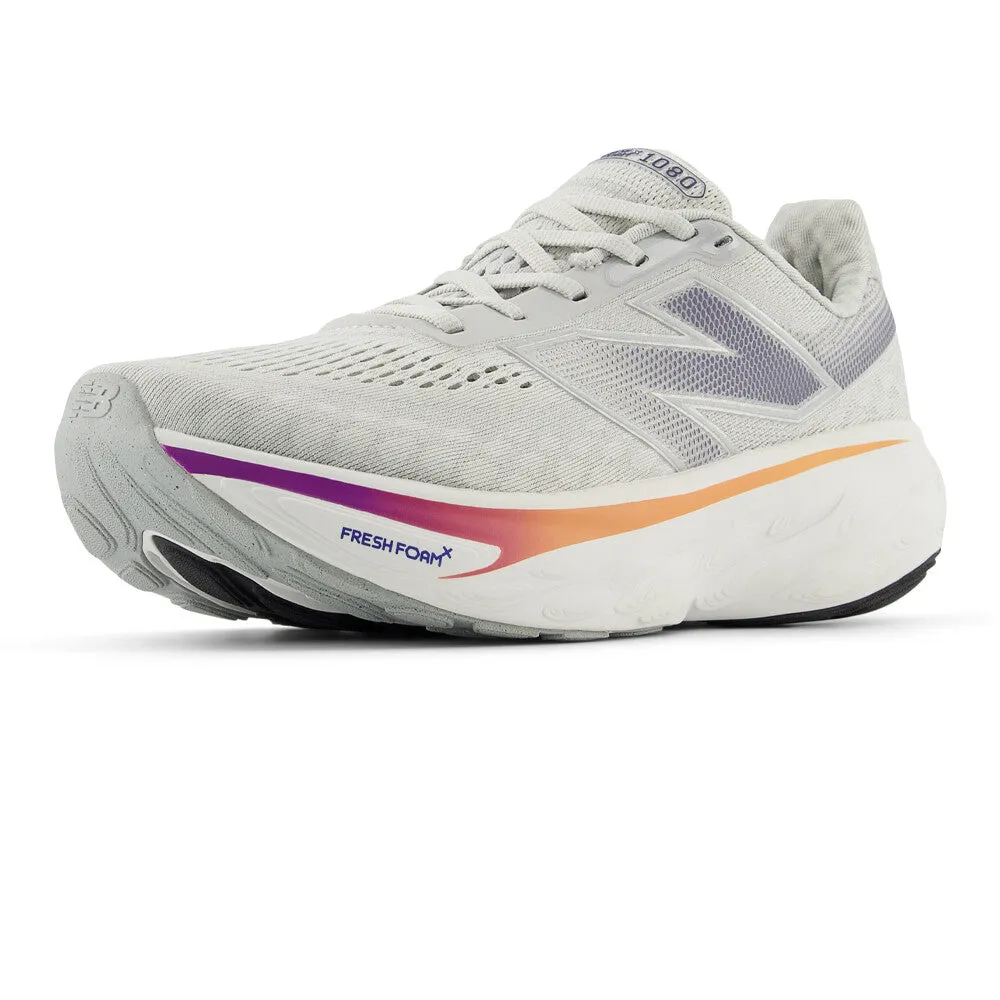 New Balance Fresh Foam X 1080 v14 Wide (Womens) - Grey Matter with Silver Metallic and Inkwell