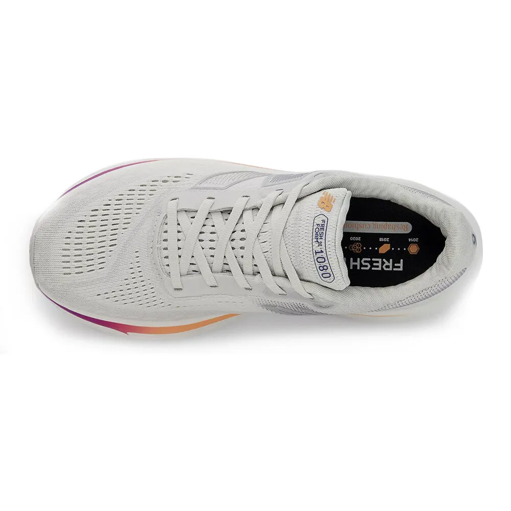 New Balance Fresh Foam X 1080 v14 Wide (Womens) - Grey Matter with Silver Metallic and Inkwell