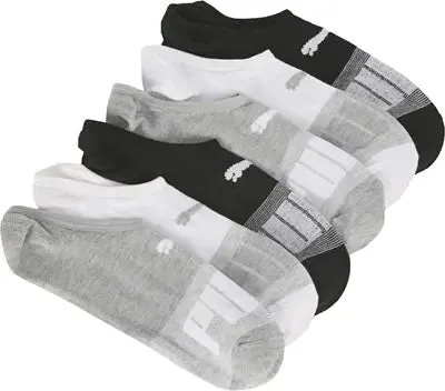 New in package! Women's 6 Pair PUMA Premium No Show Socks, sneaker liner, Shoe size 5-9.5
