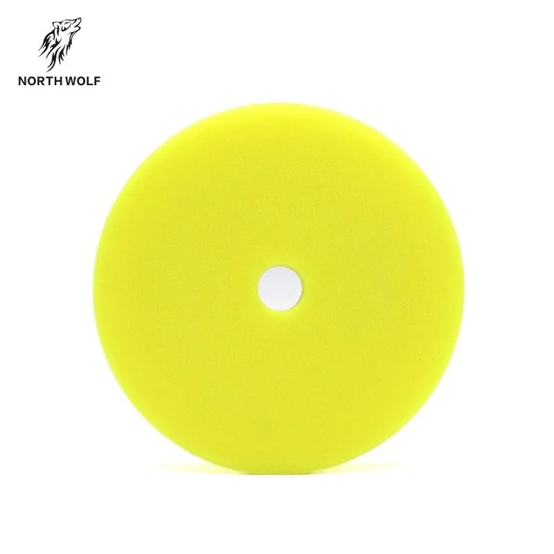 North Wolf DA Yellow Polishing Foam  Pad, 6"