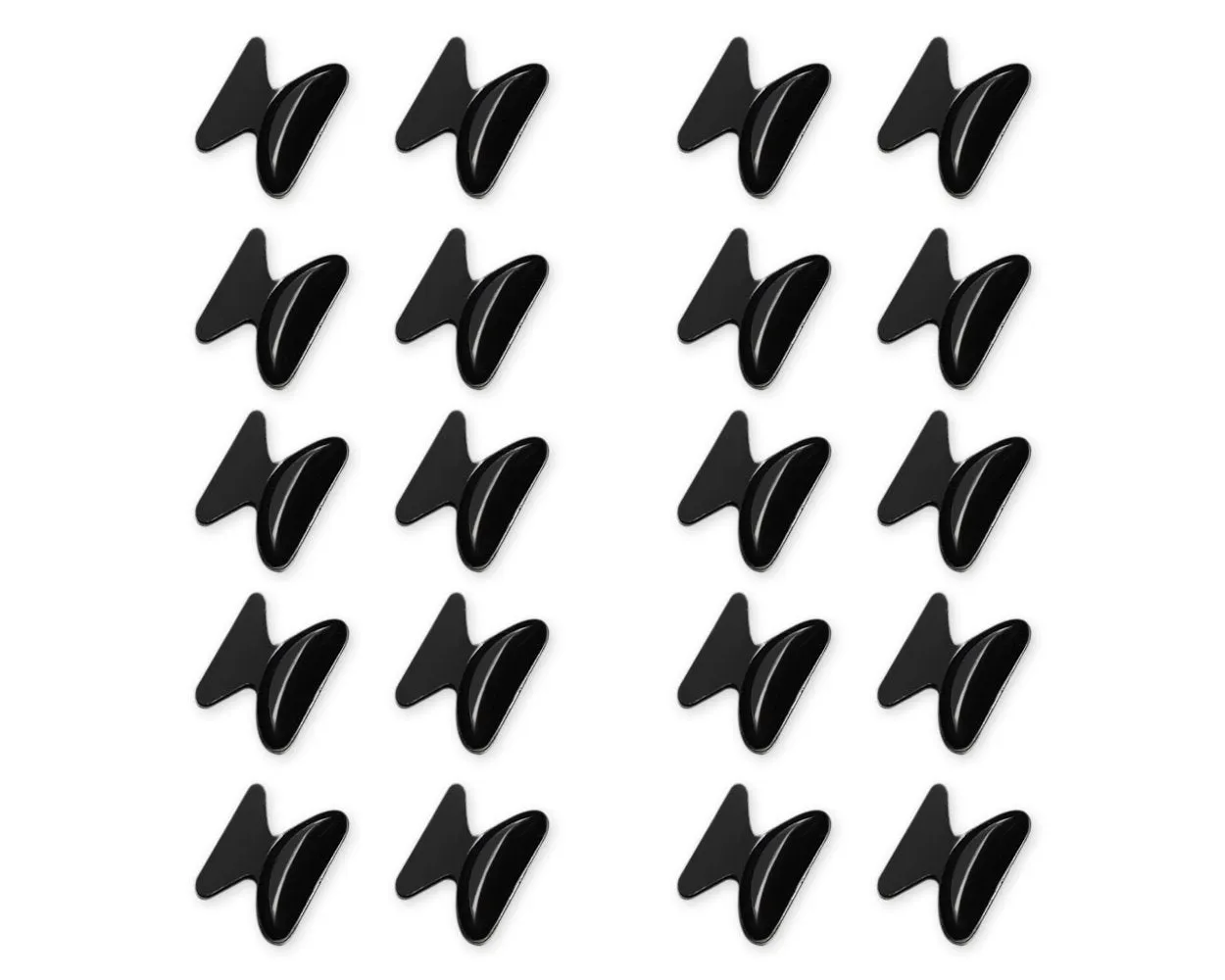 Nose Pads for Eyeglasses 10 Pairs 2.5mm Anti-Slip Silicone Nose Pieces