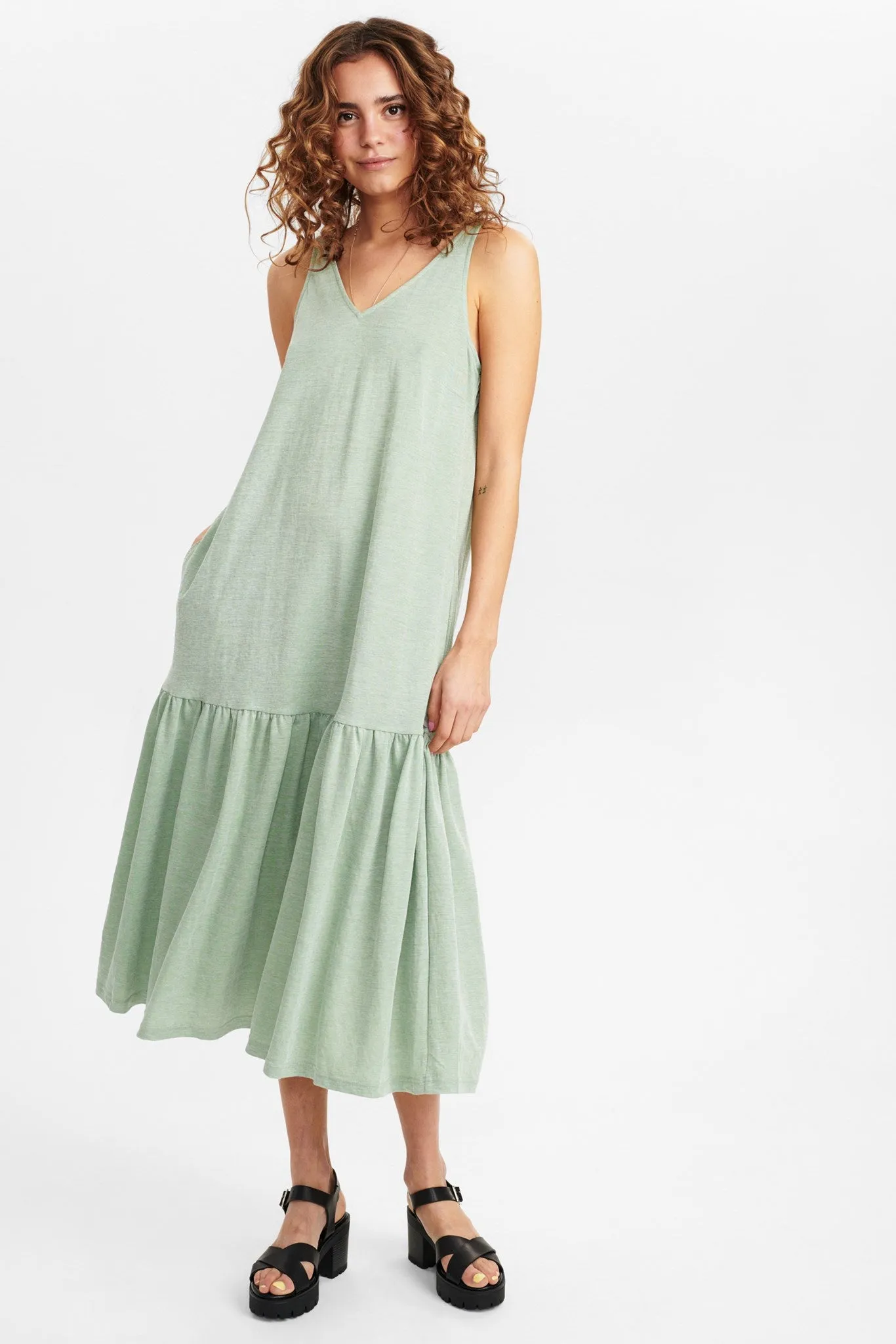 NUDOMINO DRESS - Sea Foam
