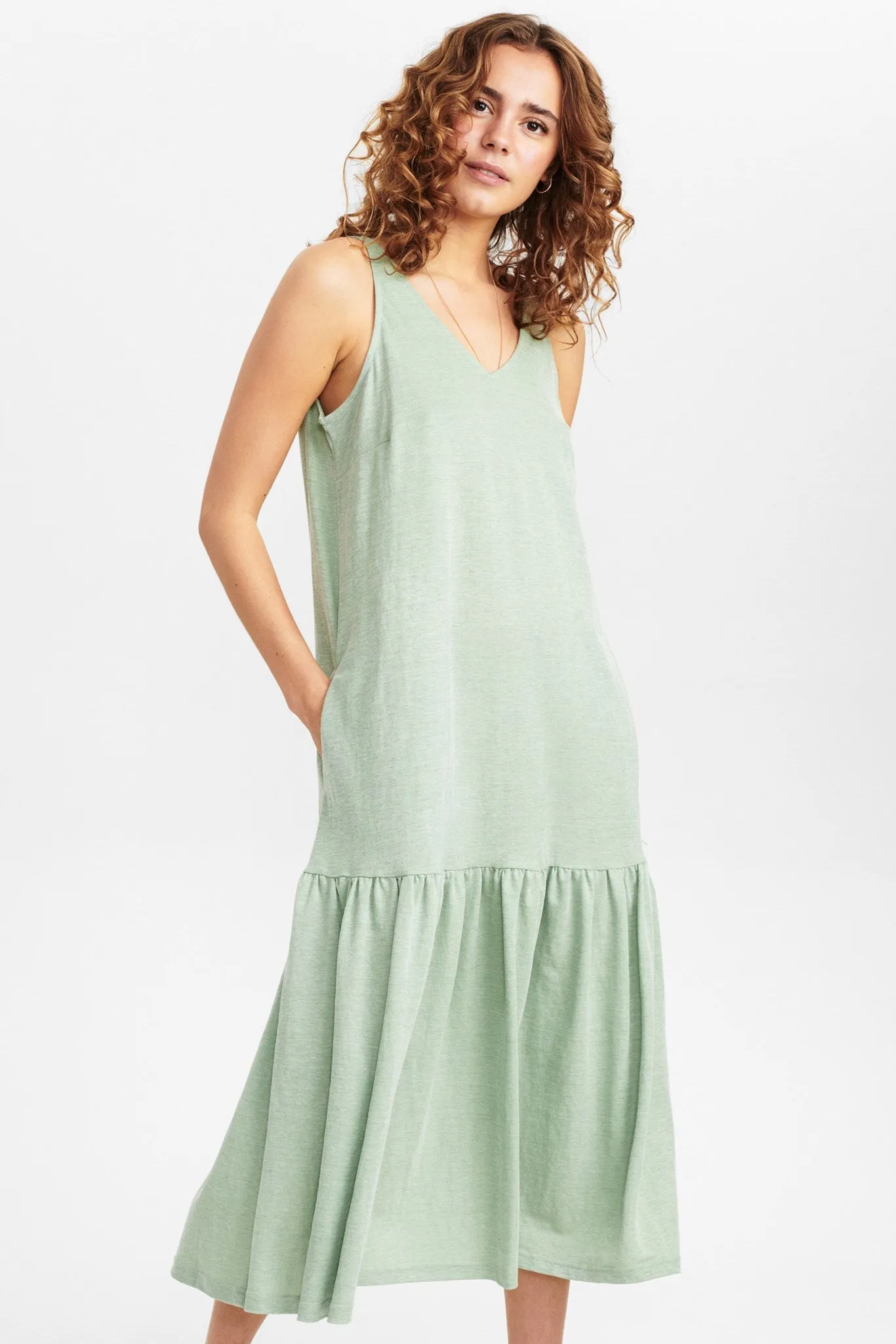 NUDOMINO DRESS - Sea Foam