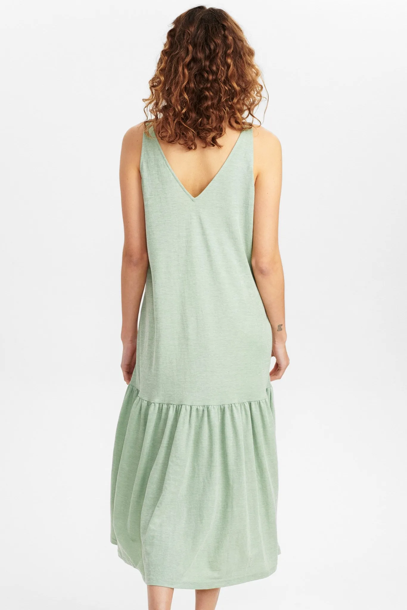 NUDOMINO DRESS - Sea Foam