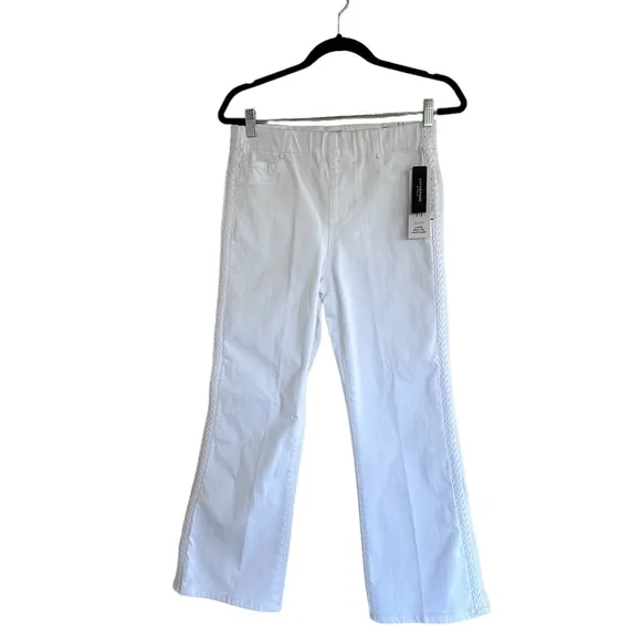 NWT Liverpool X Nordstrom ECO Chloe Pull On  Crop Flare Jeans