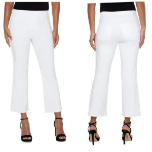 NWT Liverpool X Nordstrom ECO Chloe Pull On  Crop Flare Jeans