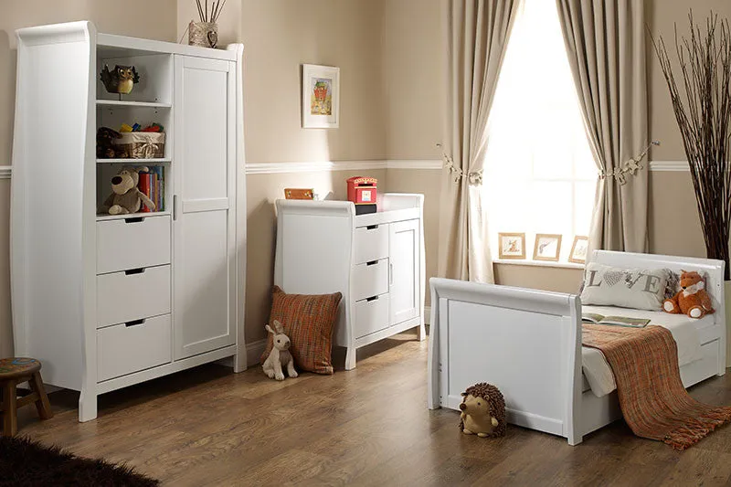 Obaby Stamford Classic Sleigh 7 Piece Room Set - White