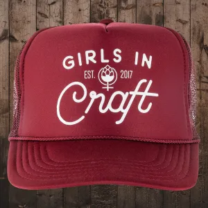 OG Logo Foam Trucker Hat-Maroon