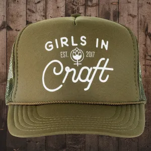 OG Logo Foam Trucker Hat-Military