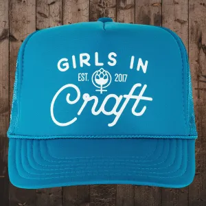 OG Logo Foam Trucker Hat-Turquoise