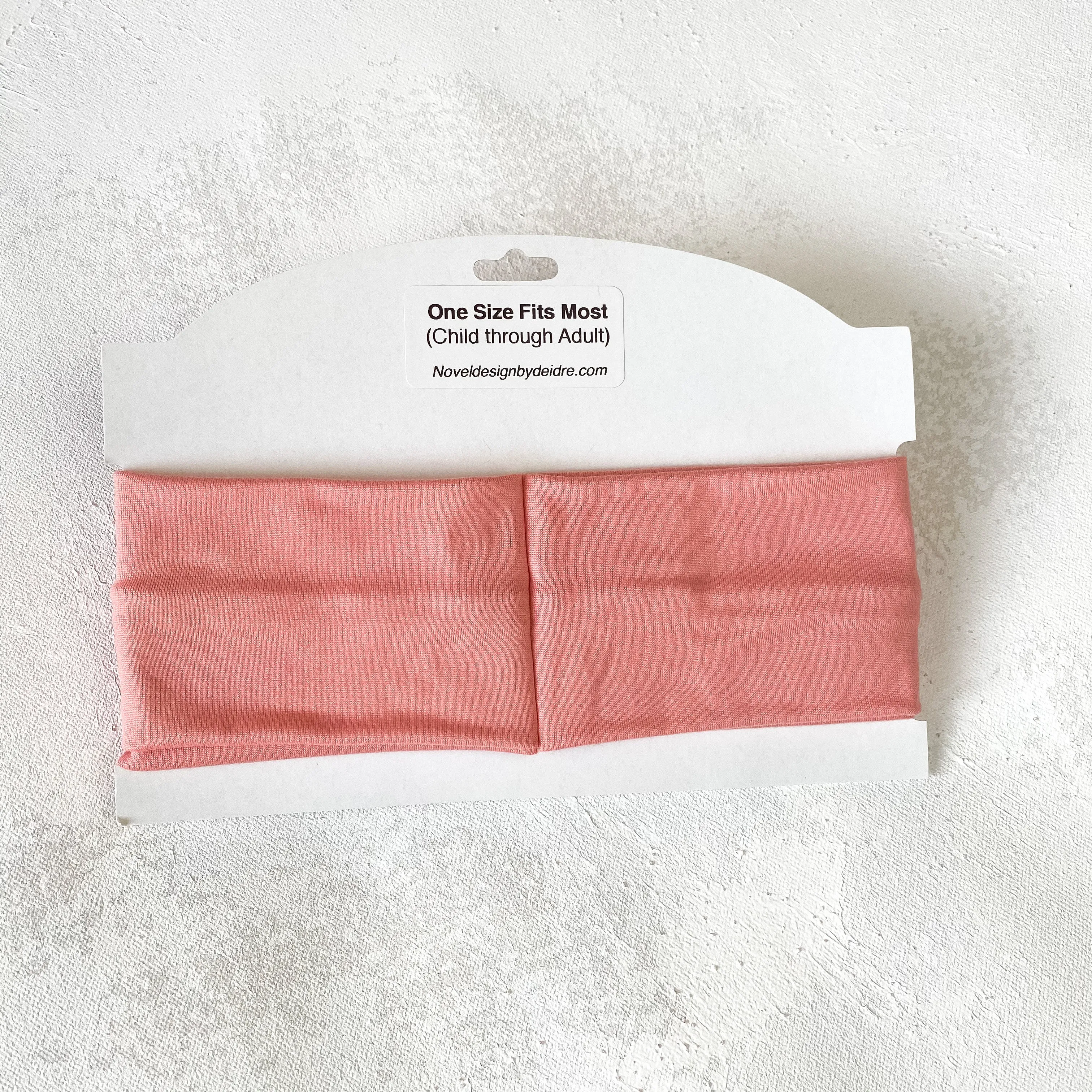 Peachy Pink Twist Turban Headband