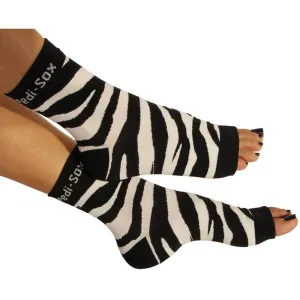 Pedi-Sox Black and White Wild Zebra Pedicure Socks - Ultra Collection