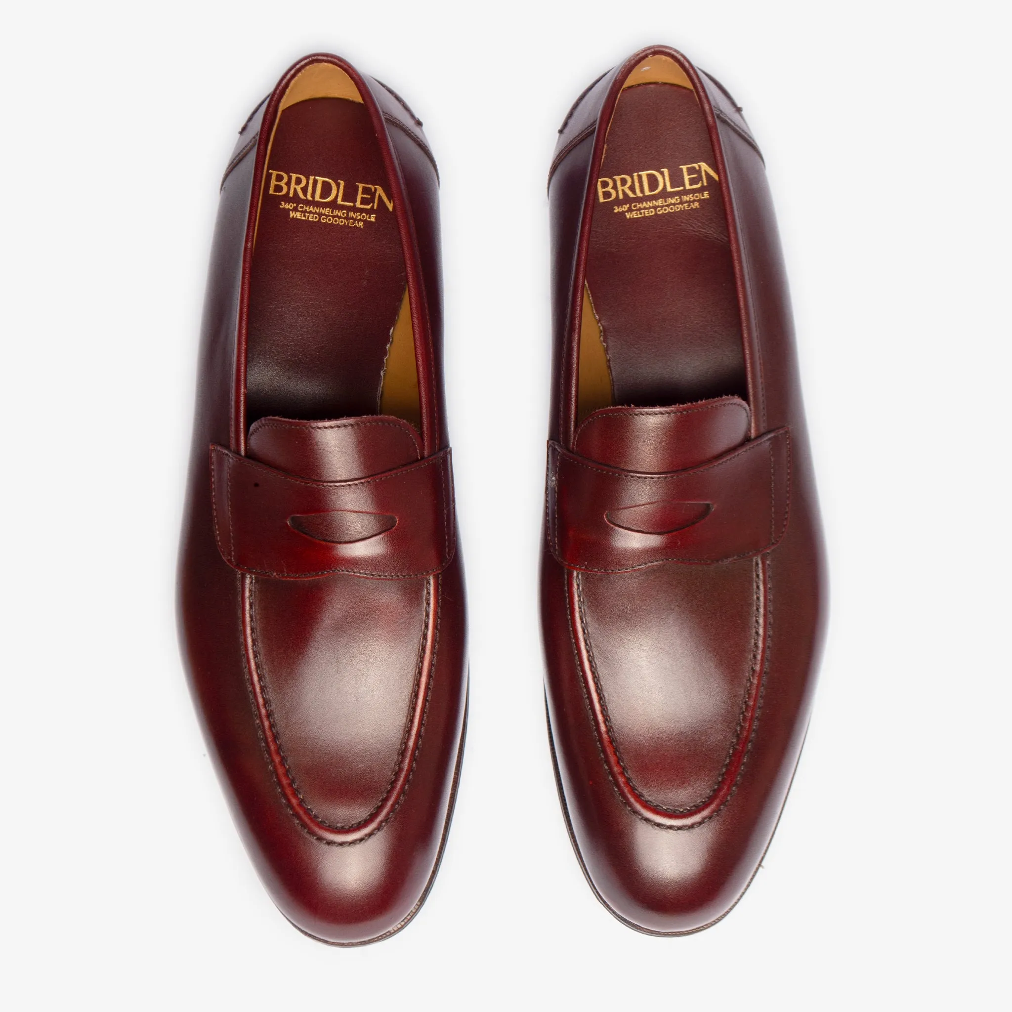 Penny Loafer II - Burgundy - Rufer Last