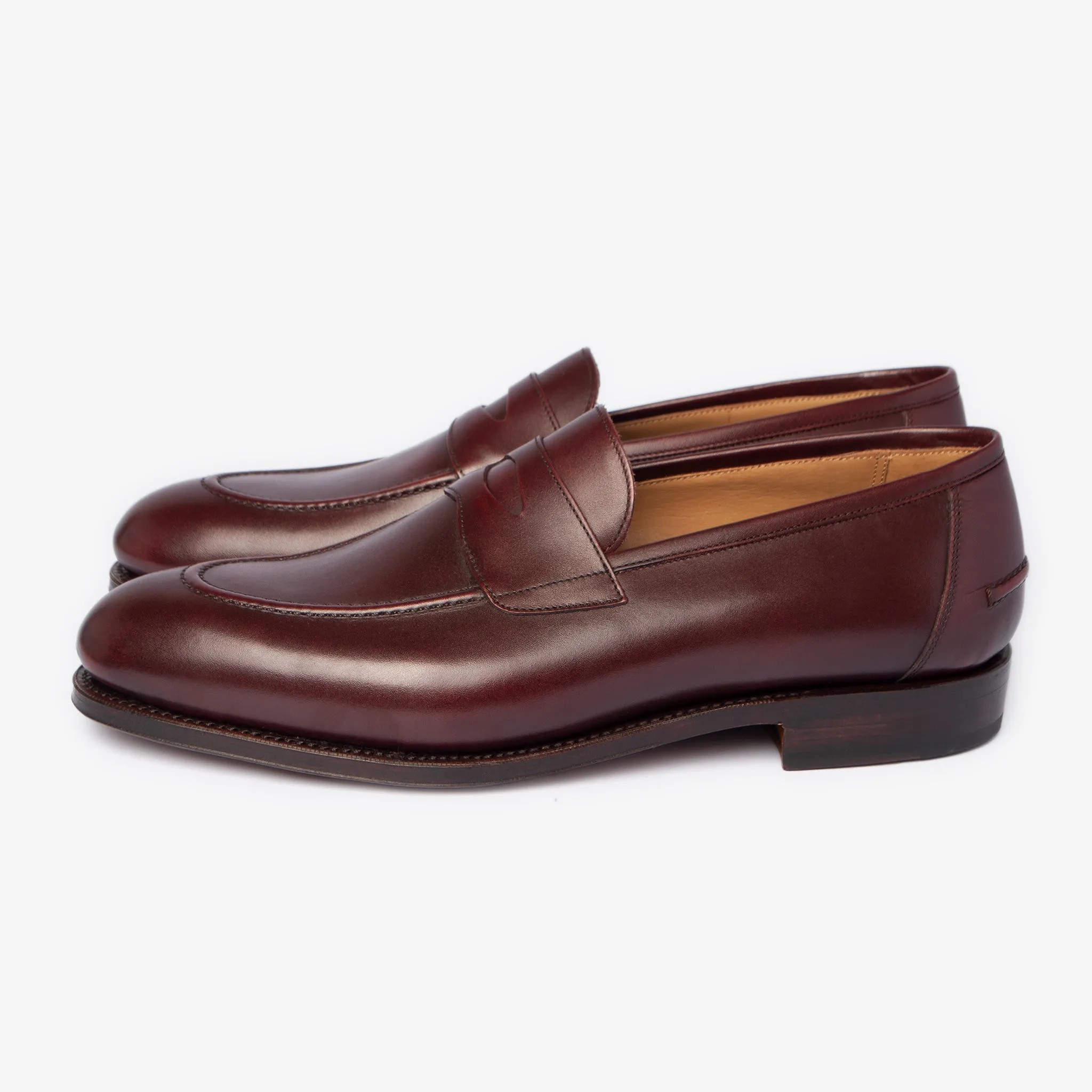 Penny Loafer II - Burgundy - Rufer Last