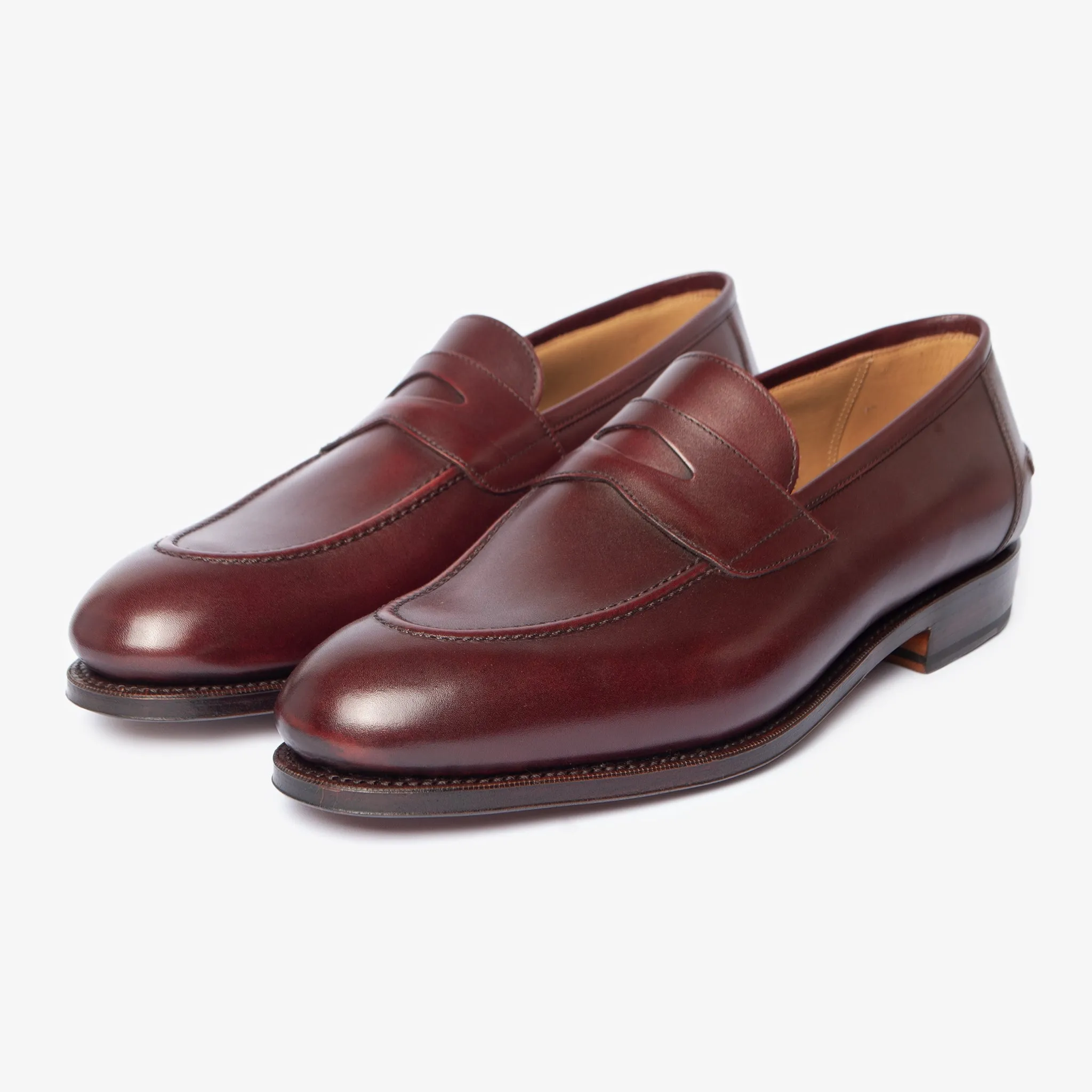 Penny Loafer II - Burgundy - Rufer Last