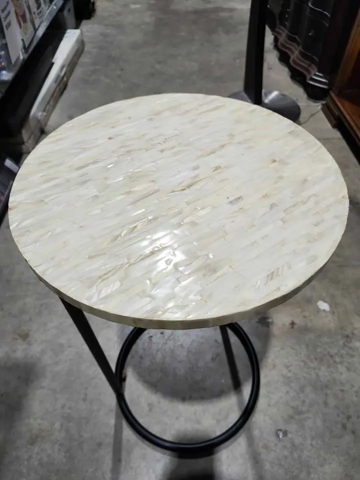 Pier 1 Imports - Mother-of-Pearl Round C-Table